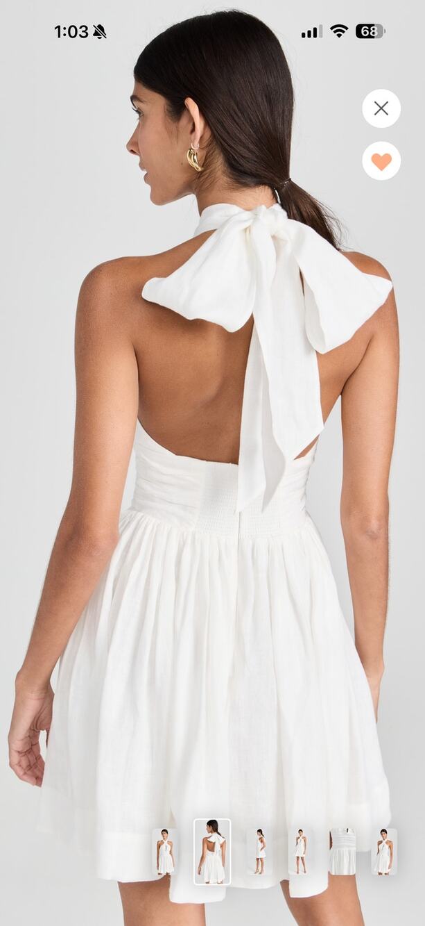 Zimmermann Halter Dress Size 0